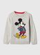 Pullover with jacquard Mickey Mouse design_0