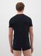Men's pure cotton black regular fit t-shirt_3