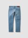 Light blue stretch cotton denim jeans, regular fit_2