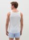 Two-pack racerback vests in solid colour organic cotton_2