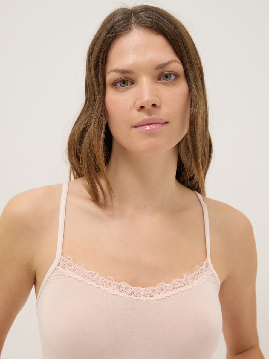 Canottiera rosa regular fit_1