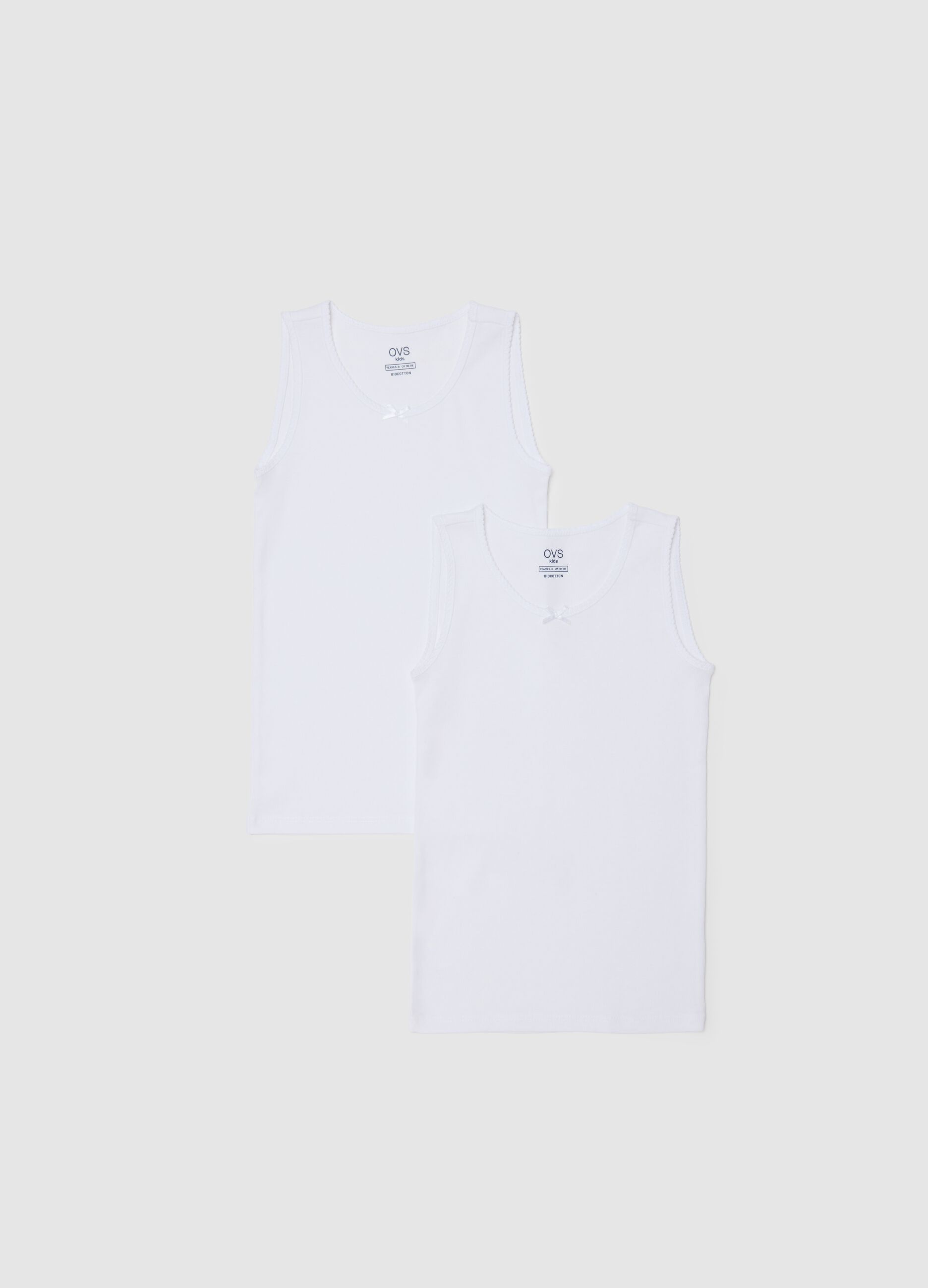 White Cotton Vest
