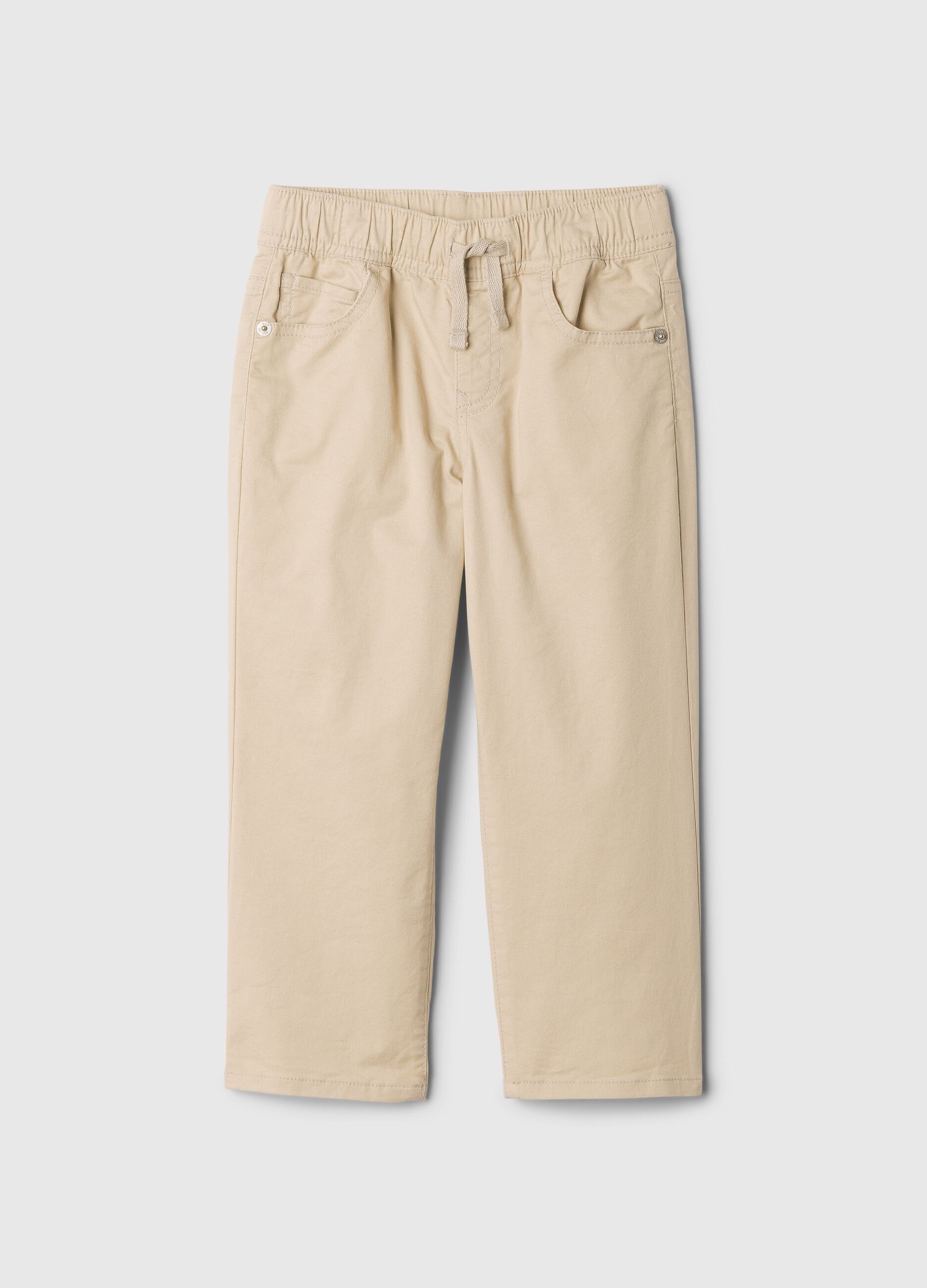 Chino trousers with drawstring