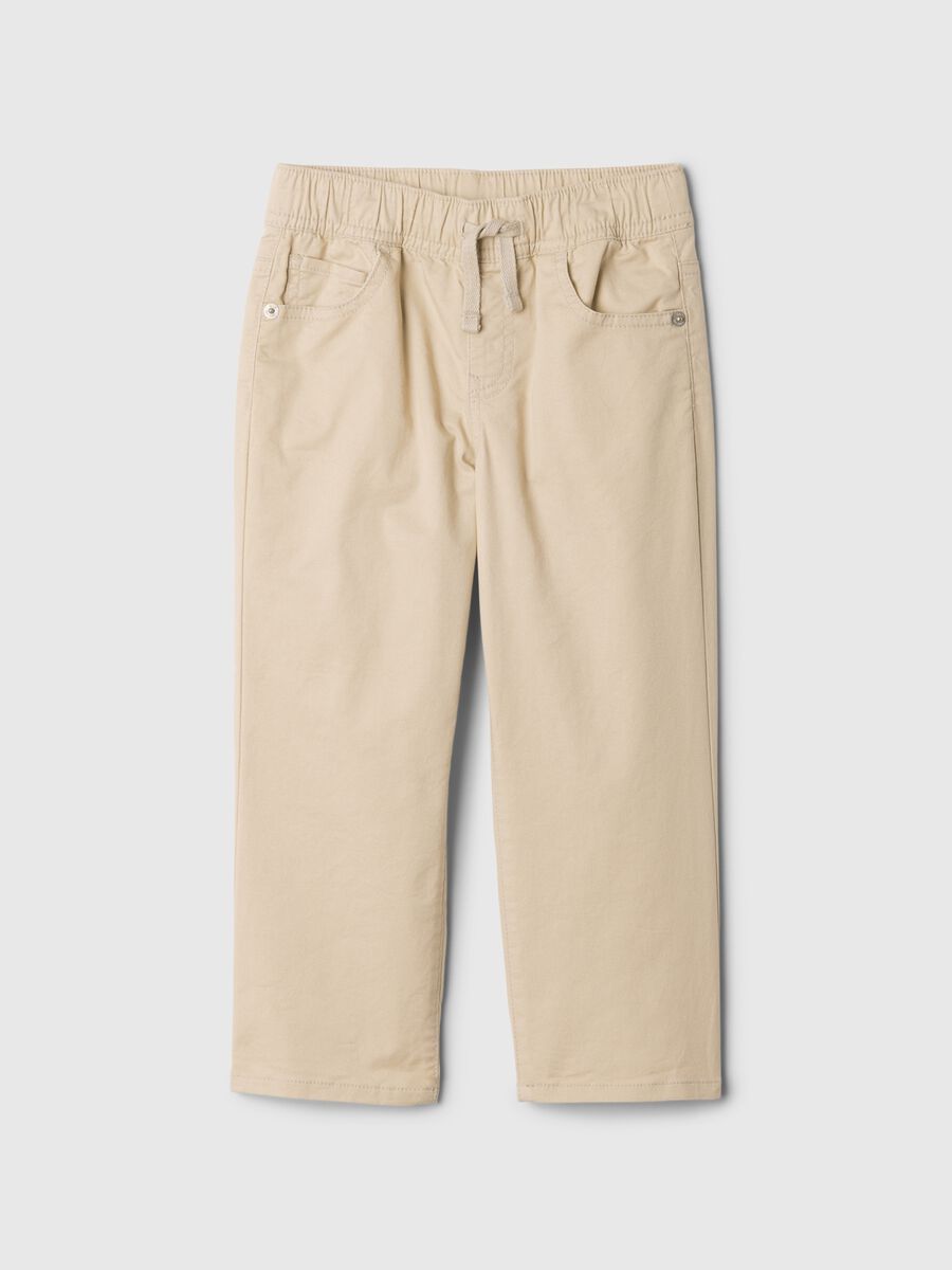 Chino trousers with drawstring_0