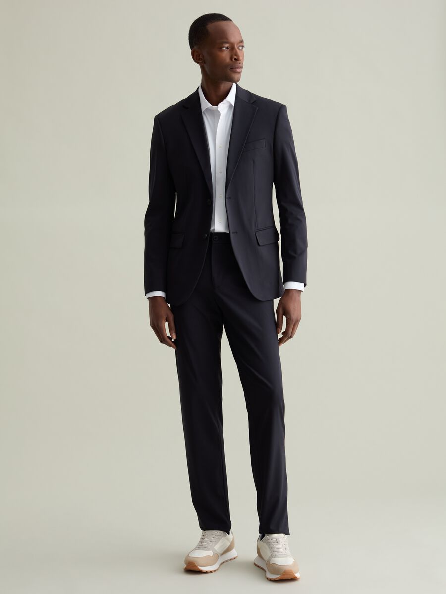 Blazer in tessuto tecnico _1