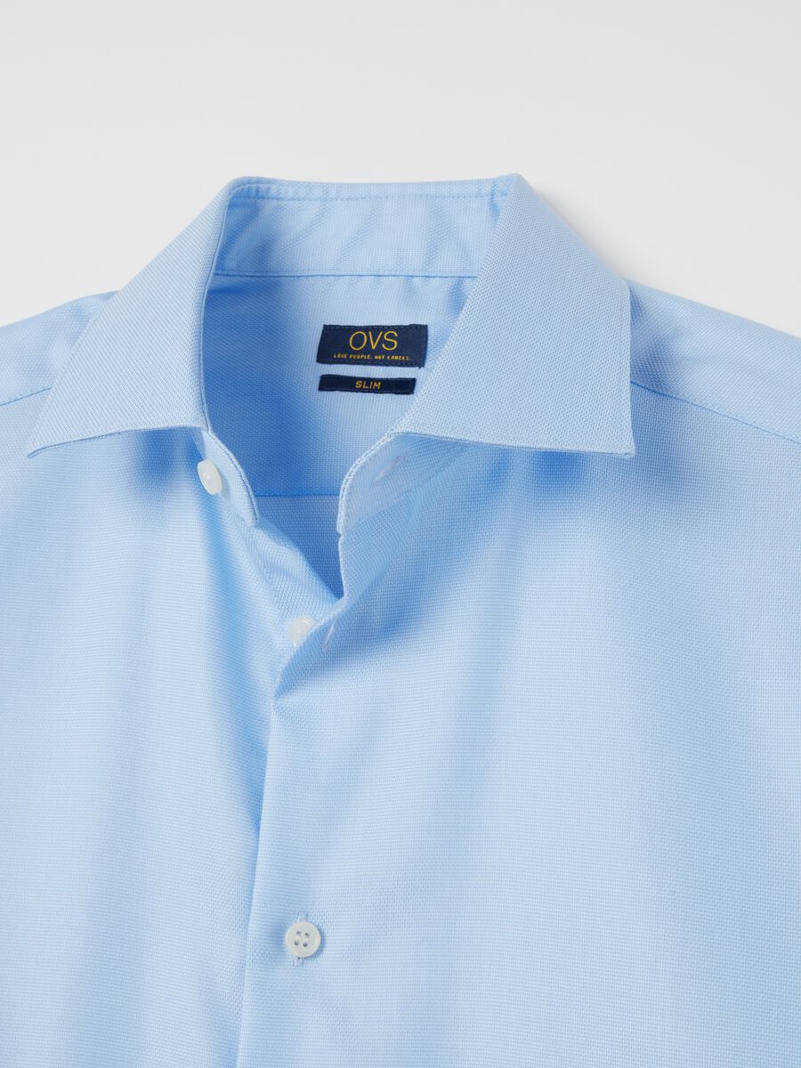 Slim-fit shirt in double-twist cotton_5