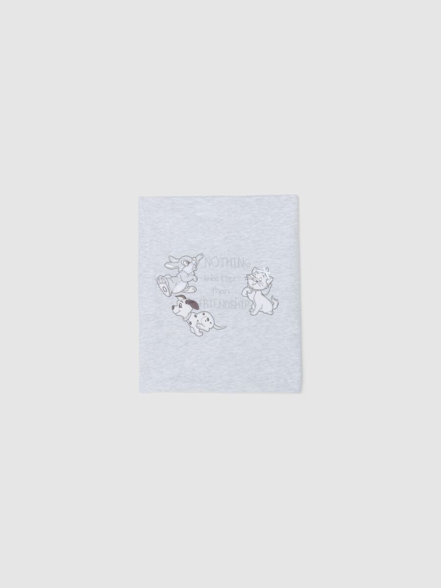Cotton blanket with Marie and Thumper embroidery_0