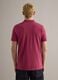 Short-sleeved pure cotton pink polo shirt regular fit_3