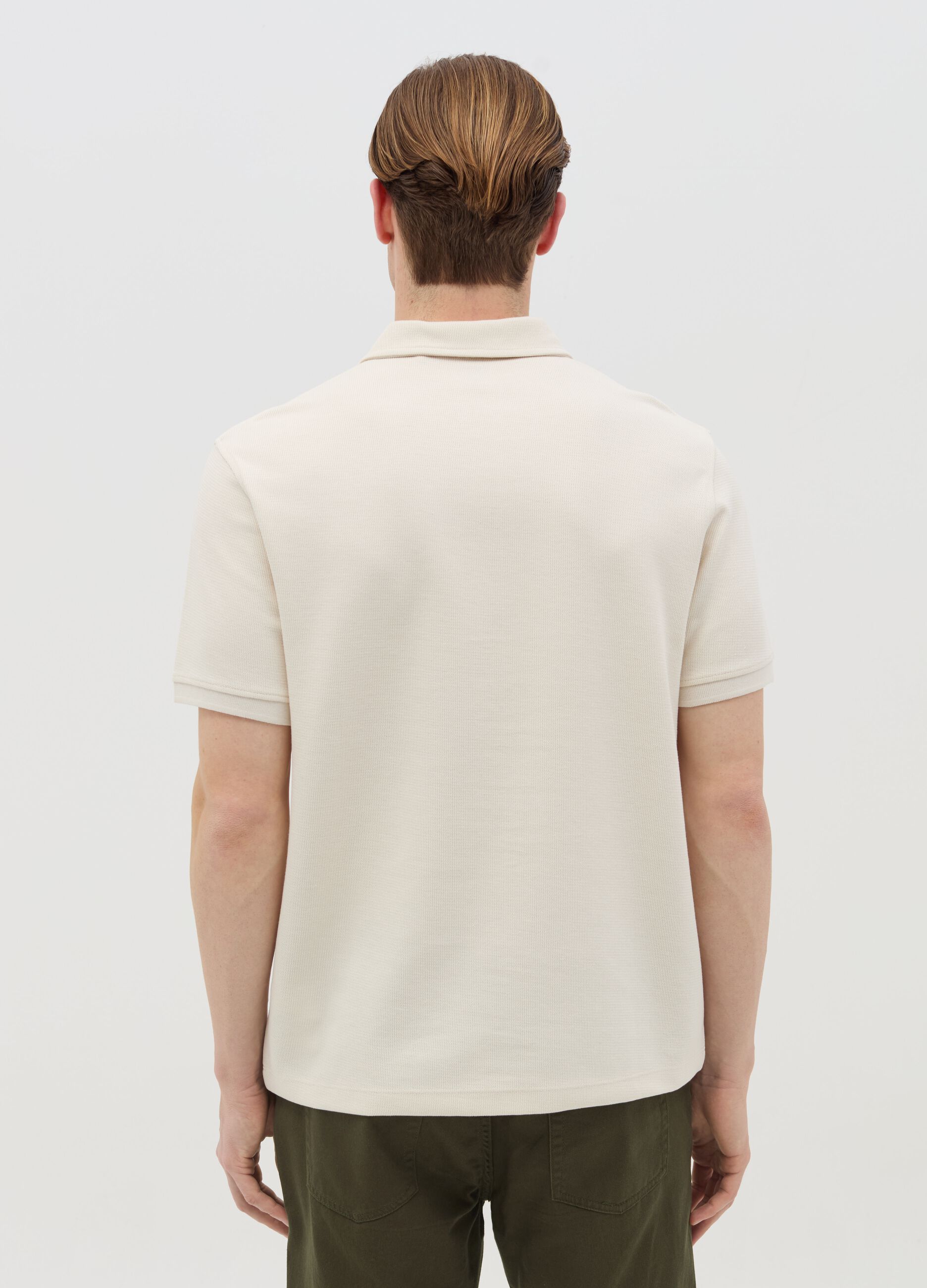Regular-fit polo shirt in jersey