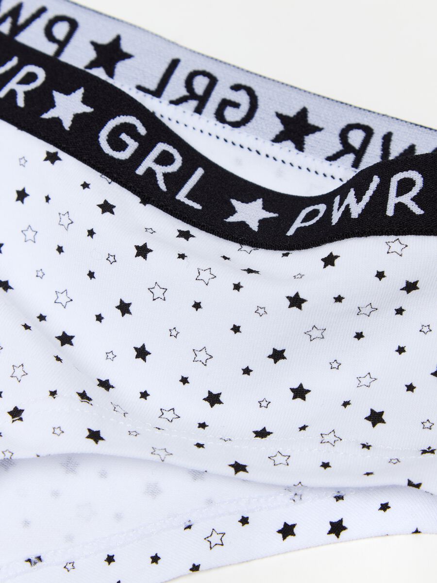 Organic cotton French knickers with print_2