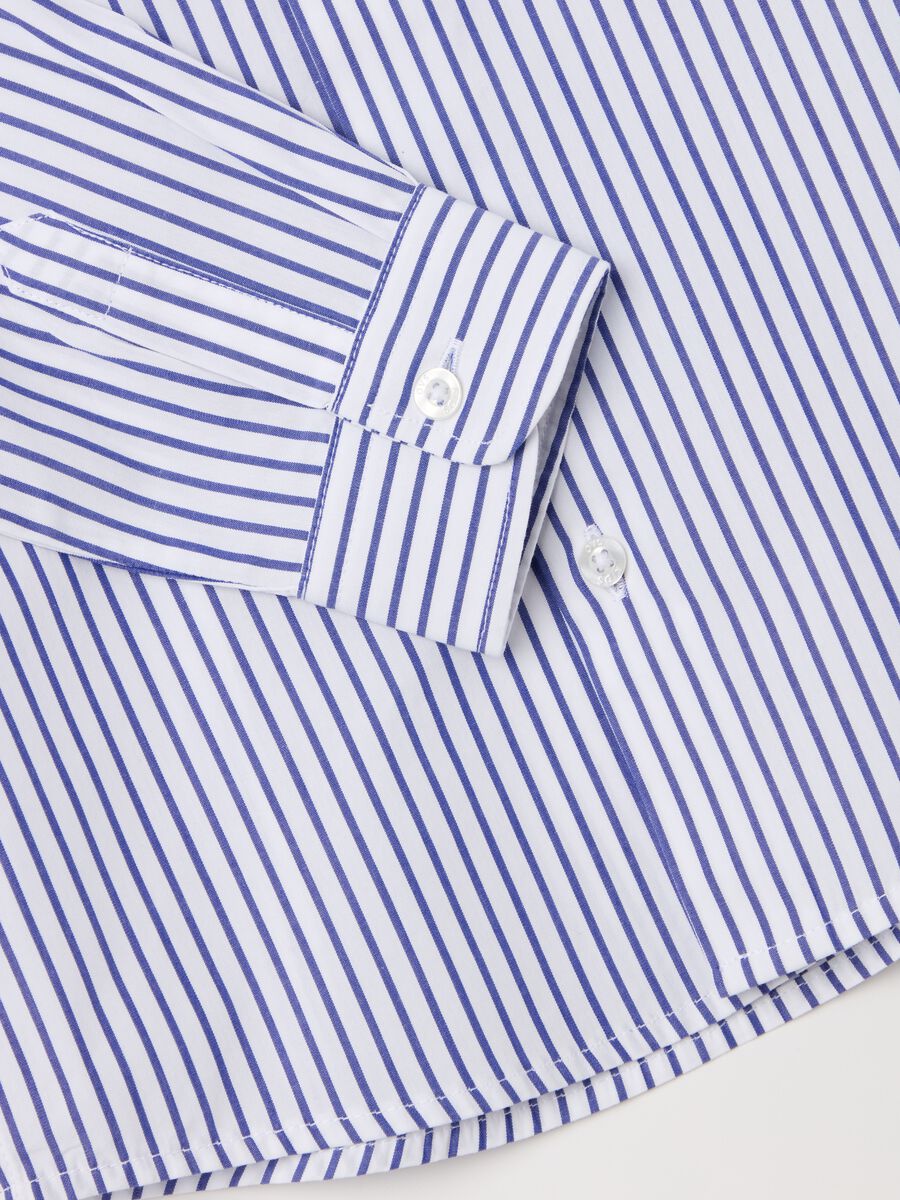 Camicia in cotone a righe _3