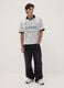 Grey PlayStation V-neck short-sleeve T-shirt_1