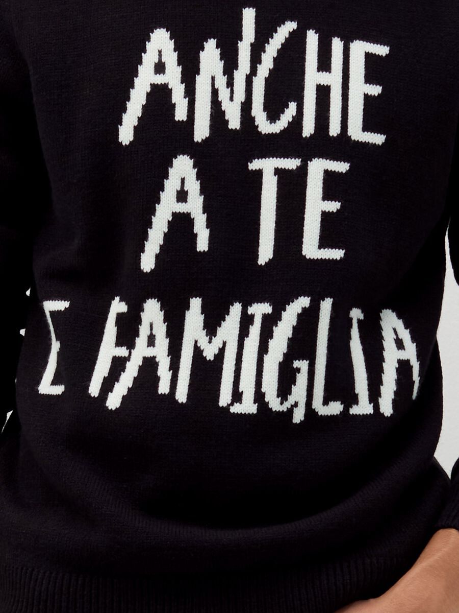 Christmas Jumper with jacquard writing_3
