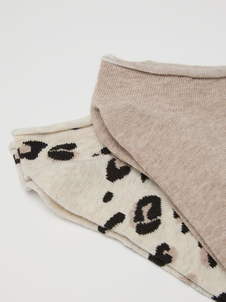 Multipack of multicoloured elasticated cotton socks_2