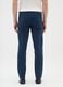 Pantaloni in cotone elasticizzato blu slim fit_2