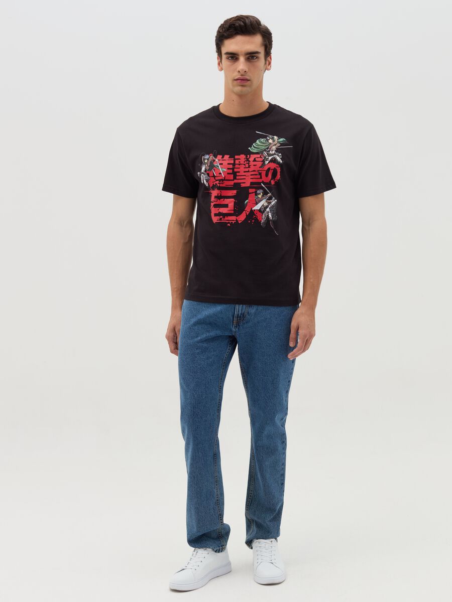 T-shirt with Attach On Titan print_1