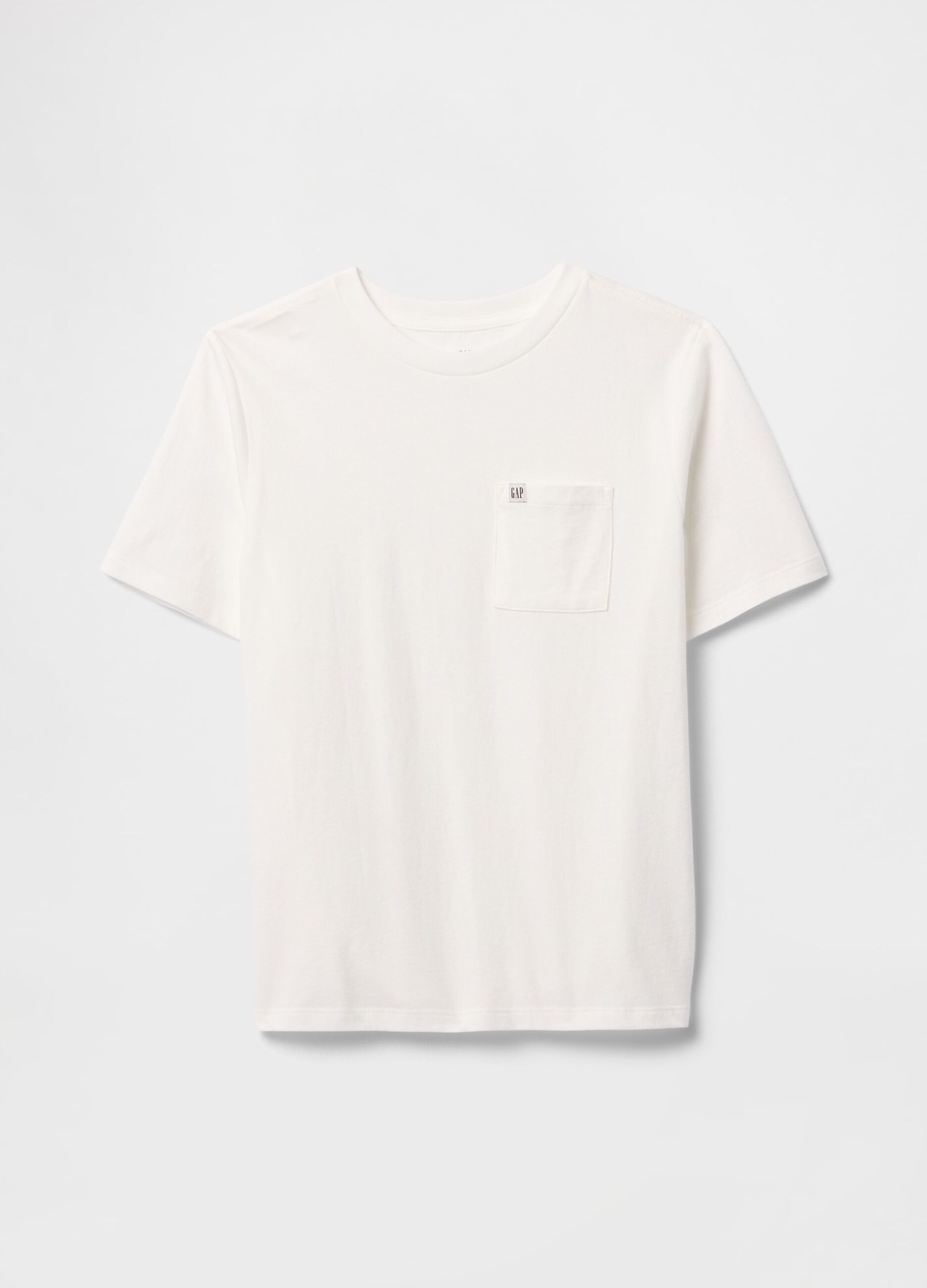 White short sleeve cotton t-shirt