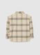 Children's shirt in pure cotton and multicoloured flannel with oversized fit_1