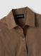 Brown striped stretch-cotton shirt with matching tie_5