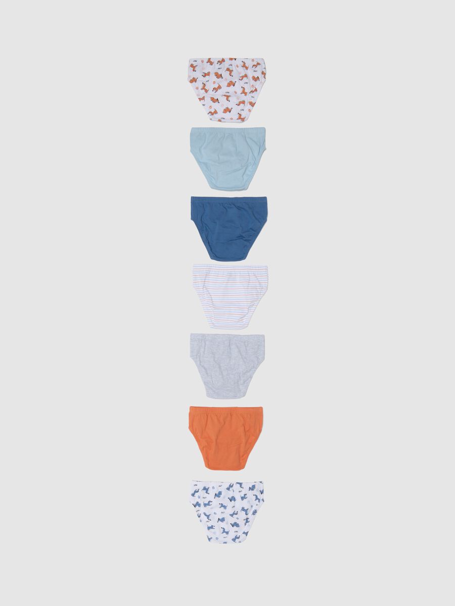 Multicolour pure cotton kids' brief multipack_1
