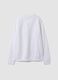 White 100% cotton sweatshirt with Simpsons print_6