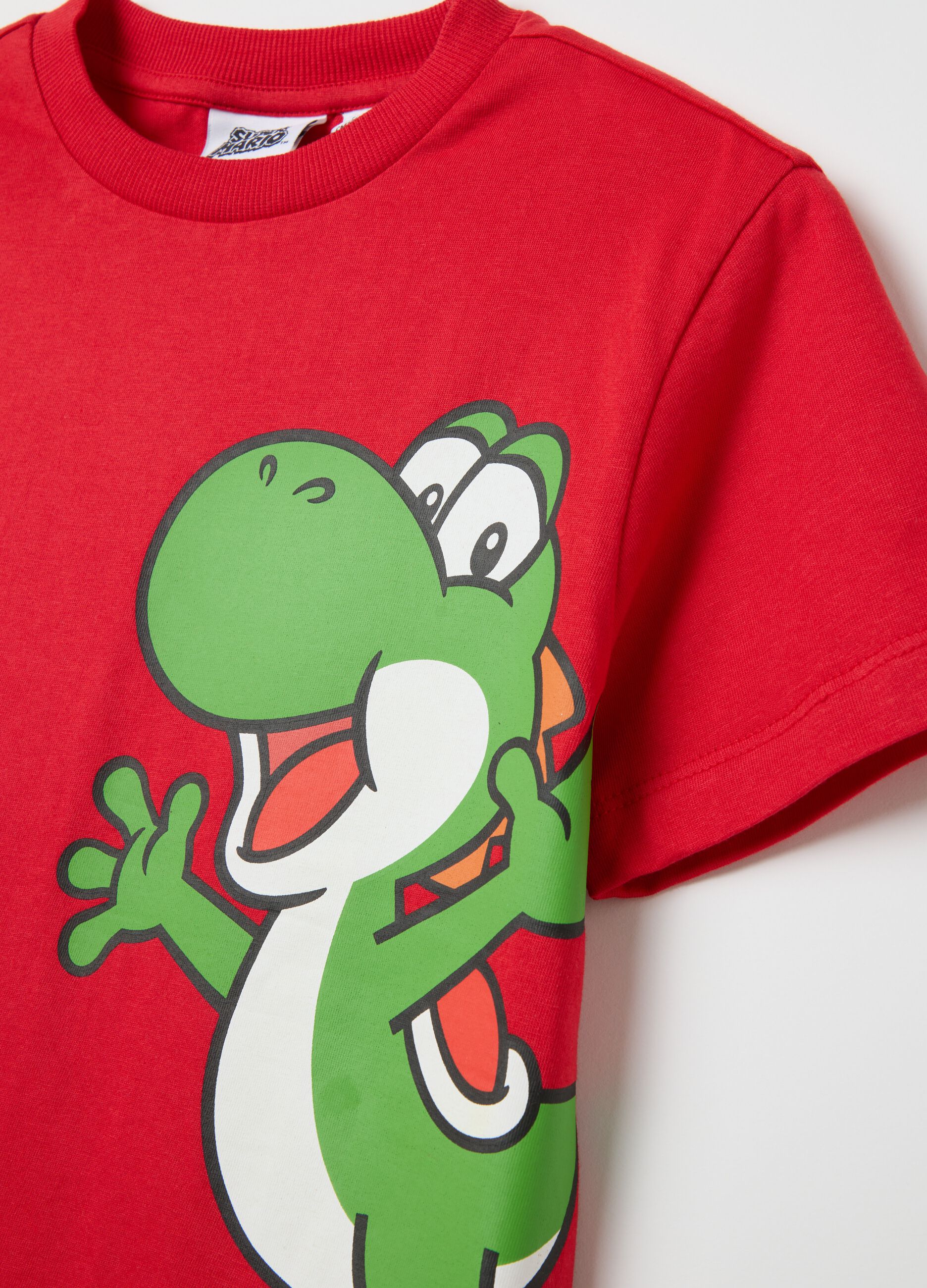 Red T-shirt in cotton with Super Mario™ print