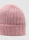 Pink knitted jersey hat_2