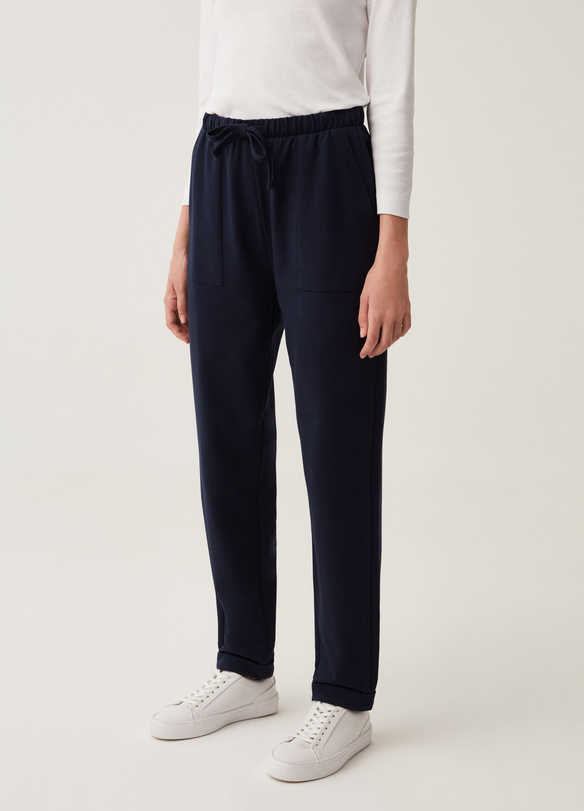 Pantaloni sportivi donna larghi cheap