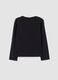 Black stretch cotton T-shirt with K-Pop Demon Hunters print_1