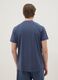 Blue pure cotton regular fit t-shirt with Everlast logo_2