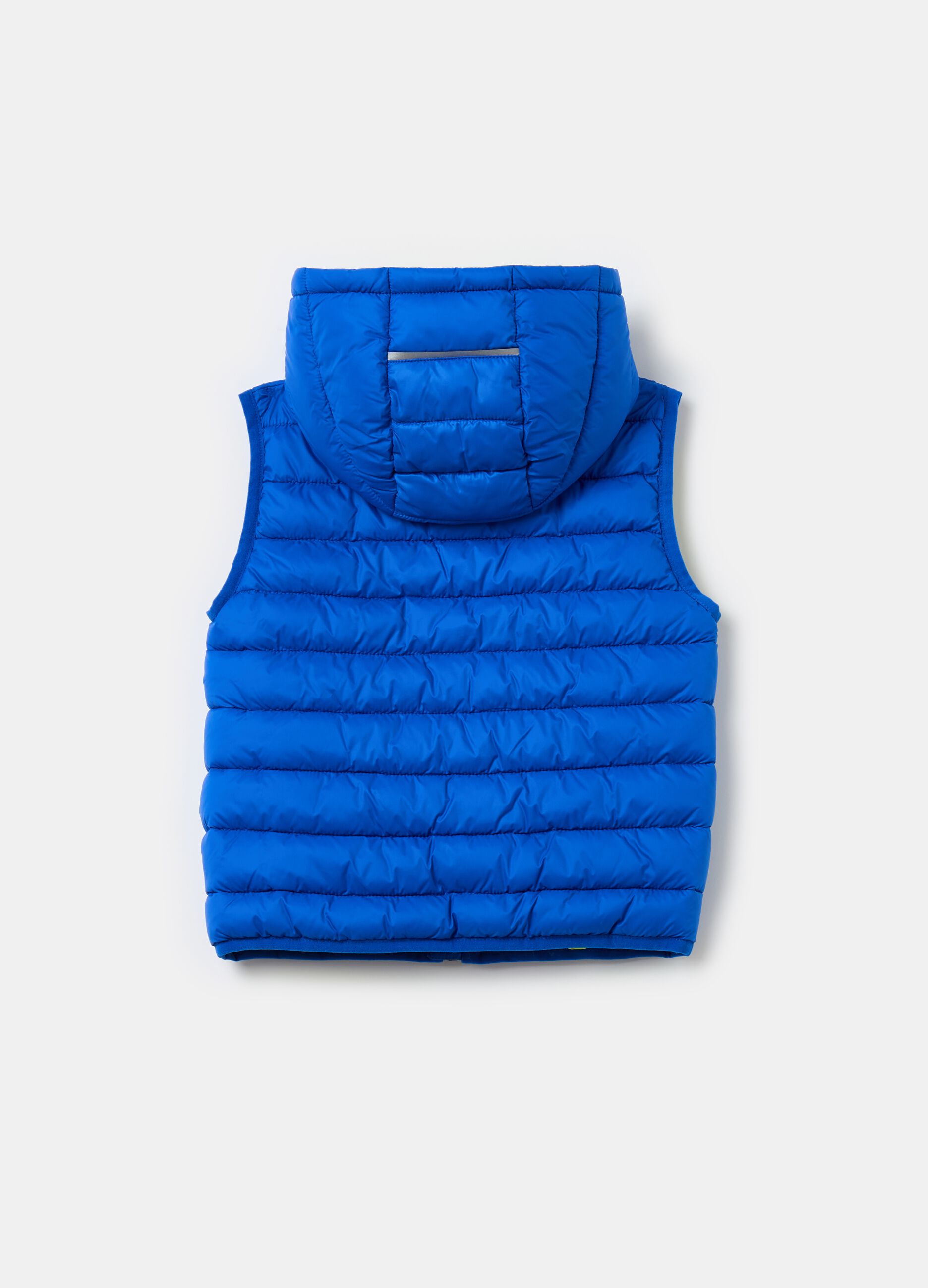 Gilet full-zip trapuntato