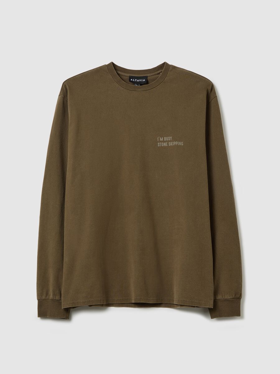 ALTAVIA long-sleeved T-shirt with print_5