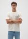 Beige Pure Cotton Relaxed Fit T-Shirt_1
