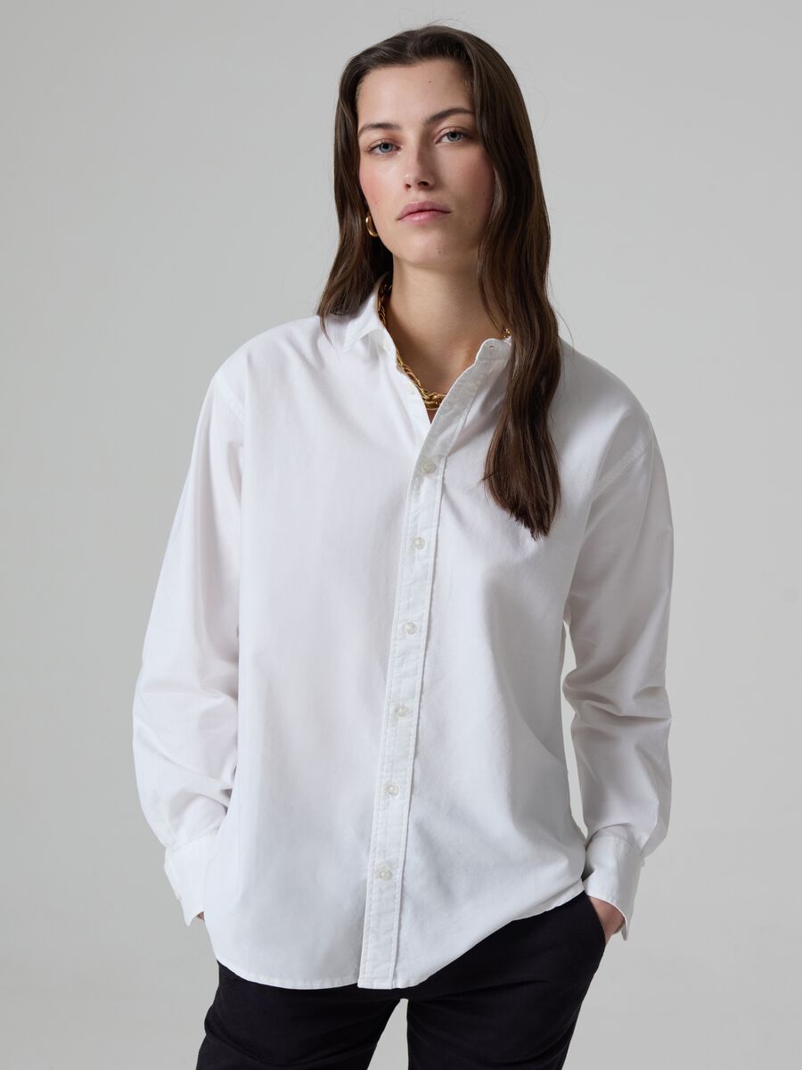 Oxford cotton shirt_0
