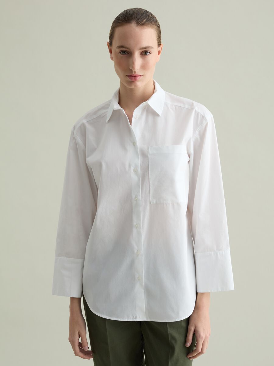 Cotton shirt with pocket_0