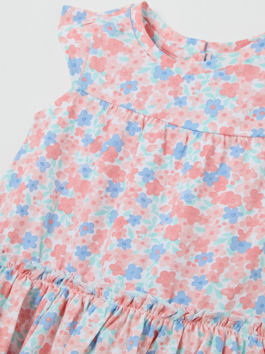 Floral romper suit in cotton_2