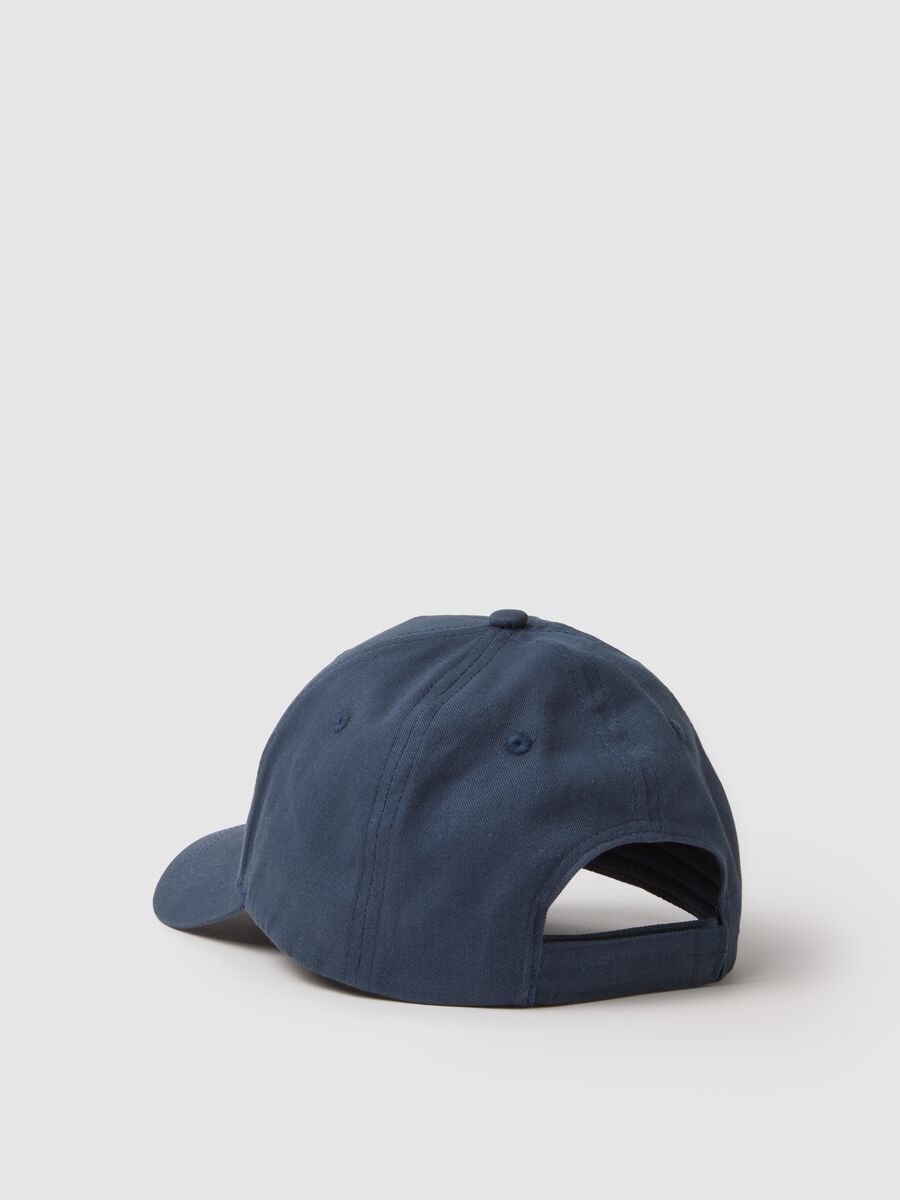 Blue Pure Cotton Regular Fit Baseball Cap_1