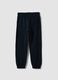 Children's regular fit blue pure cotton trousers_1