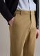 Brown slim fit stretch cotton chino trousers_3