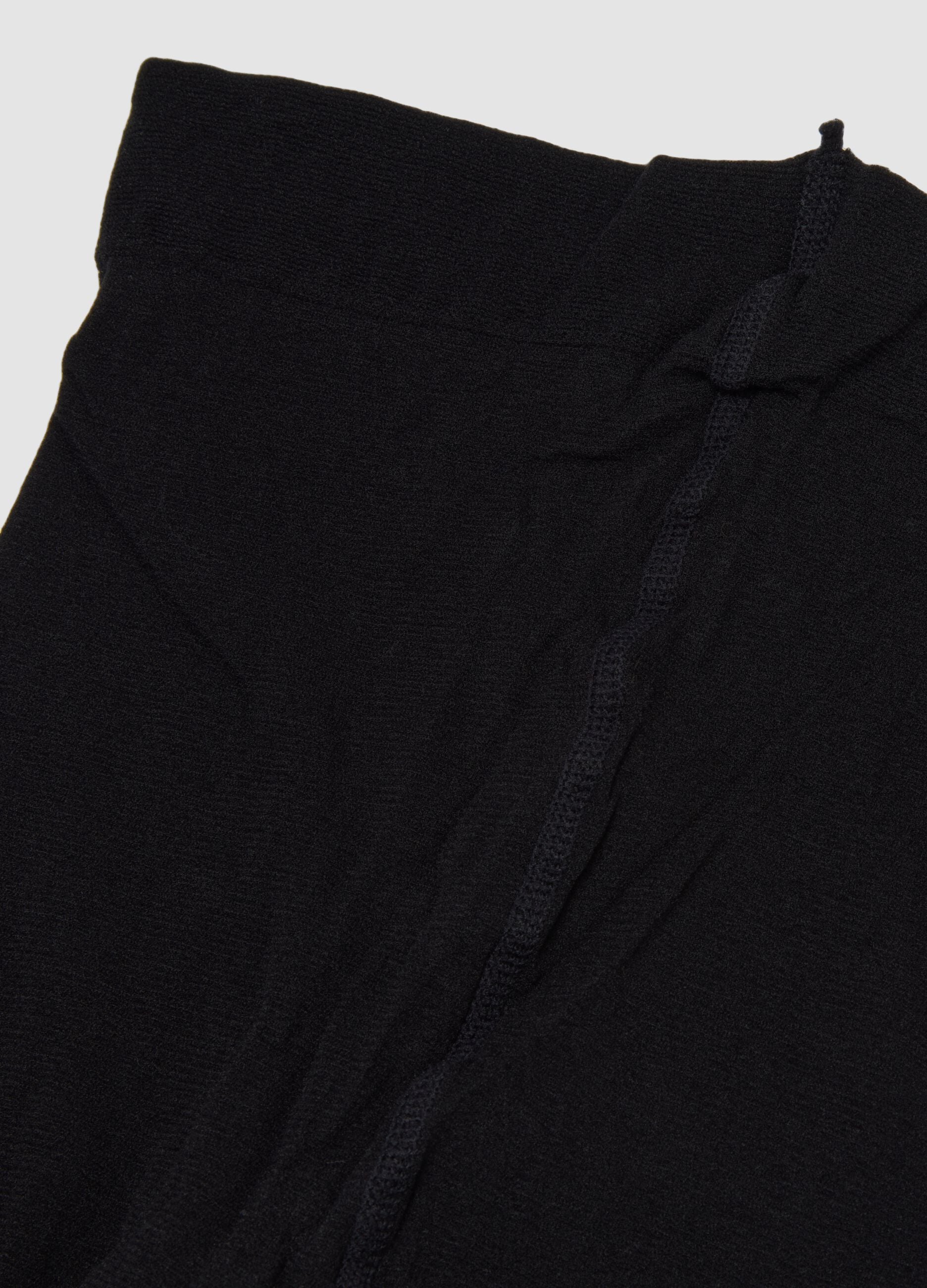 Black sheer stretch tights