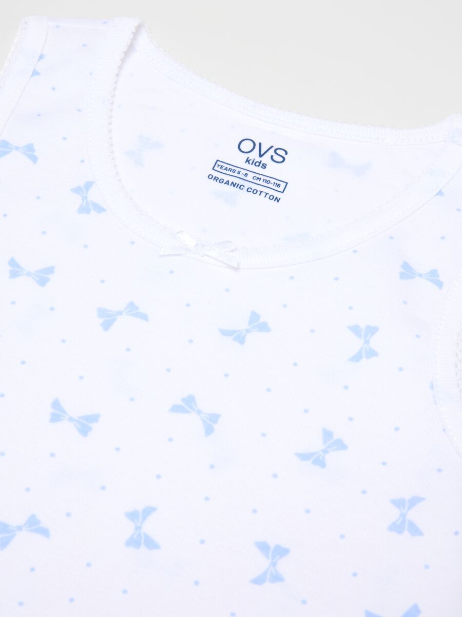 Bipack canottiere bianche da bambina in puro cotone regular fit_3
