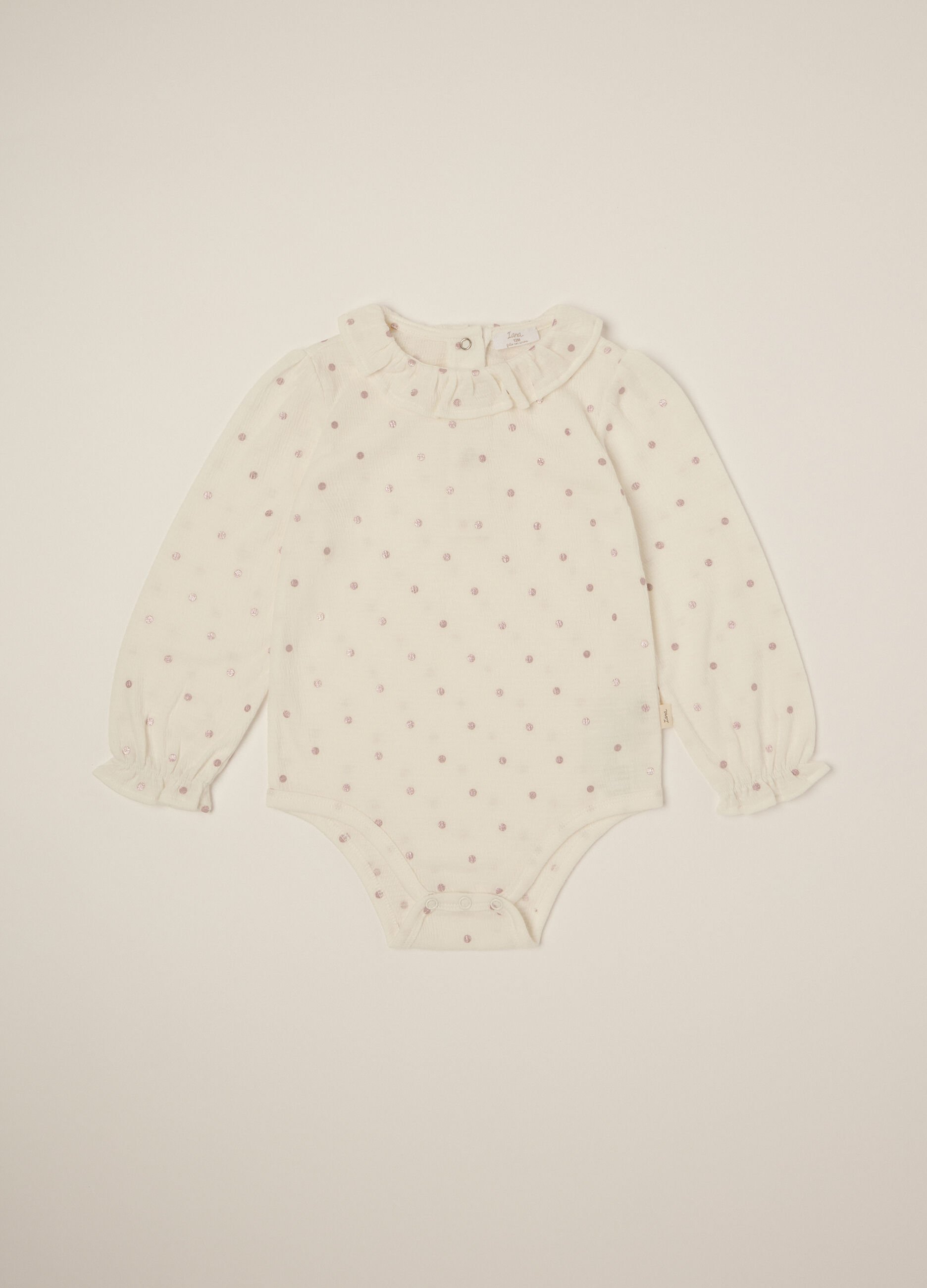 White baby bodysuit