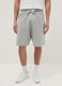 Pantaloni corti grigi in misto cotone relaxed fit_1