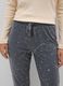 Grey cotton blend pyjama trousers_3