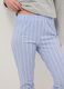 Multicolour striped pyjama trousers in pure cotton regular fit_3