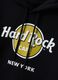 Black pure-cotton hoodie with Hard Rock Cafe logo_1