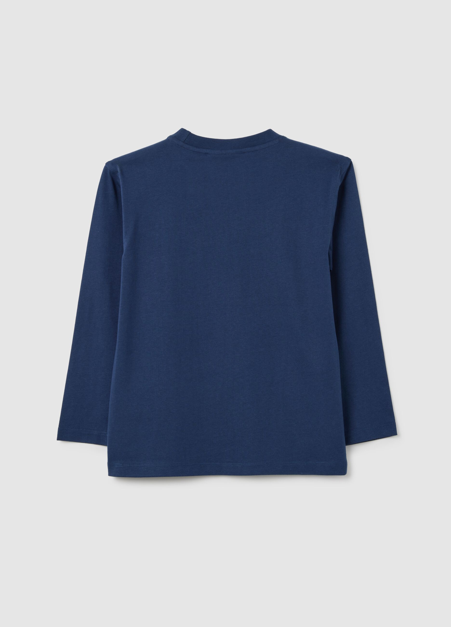 T-shirt blu a maniche lunghe per bambino Jurassic World