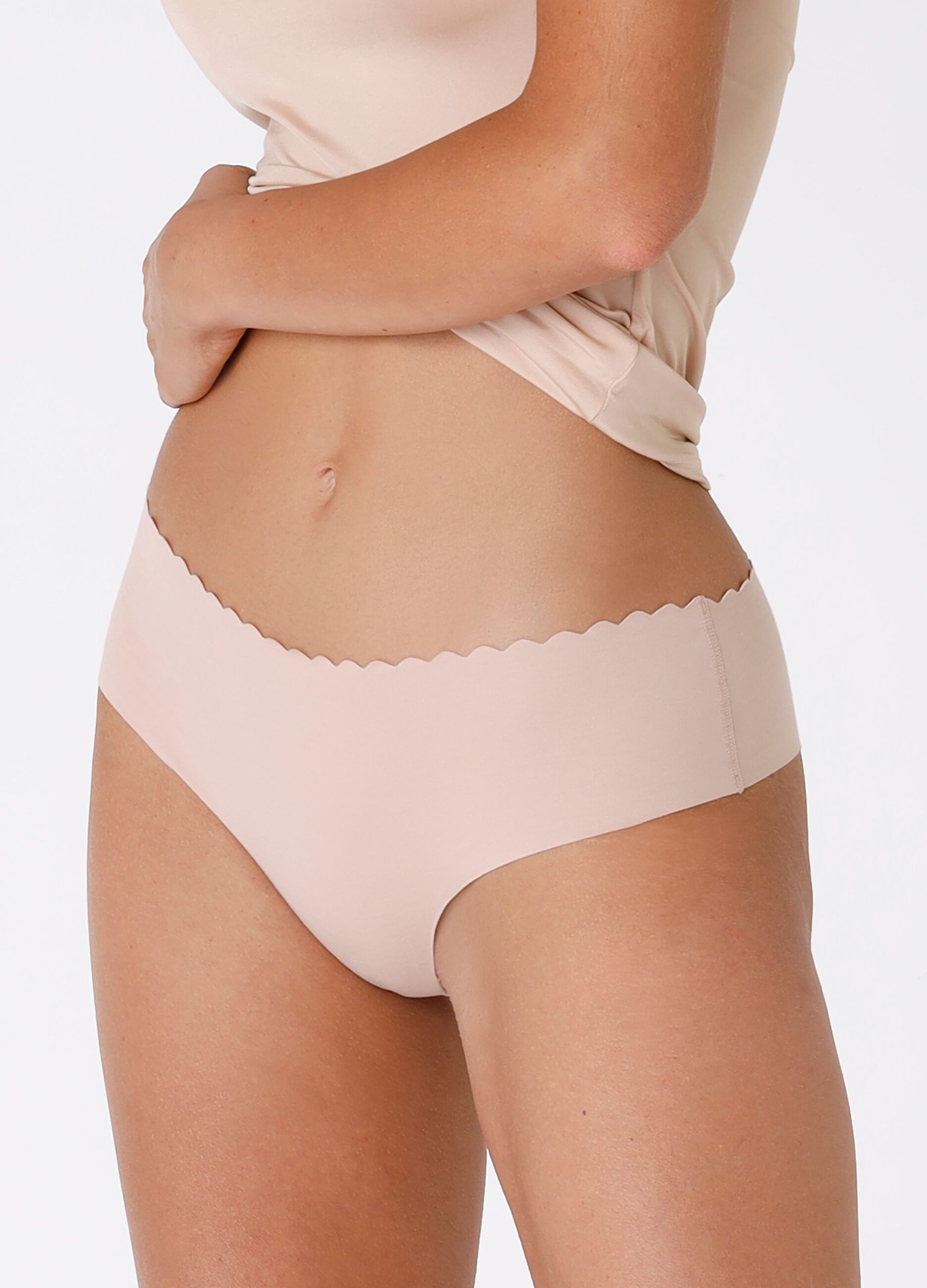Invisible Comfort Cotton three-pack French knickers