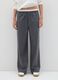 Wide Leg Grey Mix Trousers_1