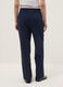 Blue regular fit jogger trousers with elasticated waist_2